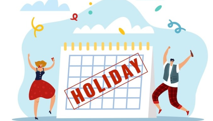 Ilustrasi libur Tahun Baru 2026.