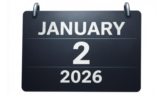 2 Januari 2026.