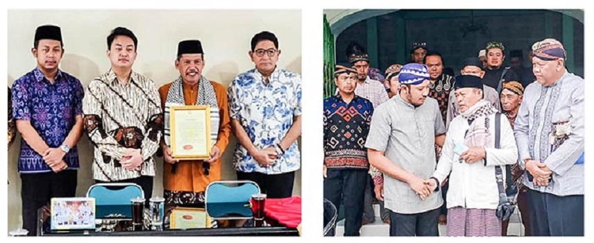 Purbaya beri kekancingan kepada tamir Masjid Agung Solo. Mangkubumi bertemu Takmir Masjid Laweyan. (Silvester Kurniawan/Radar Solo)