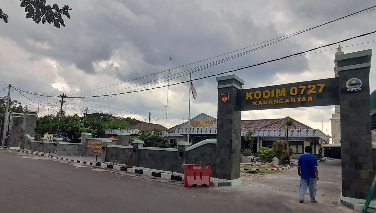 Progres renovasi Makodim 0727/Karanganyar.