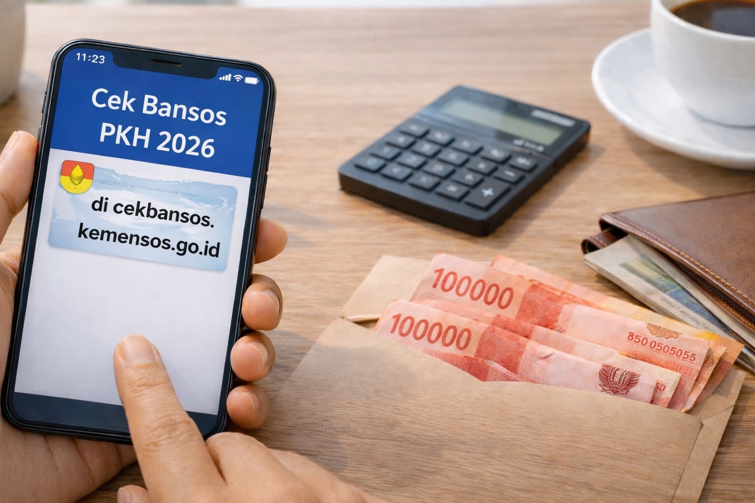 Cara Cek Bansos 2026 PKH Januari lewat link cekbansos.kemensos.go.id, cek tanda nama Anda terdaftar dan jadwal pencairan.