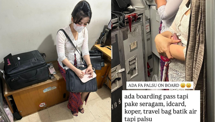 Sosok Nisa, pramugari atau FA gadungan.