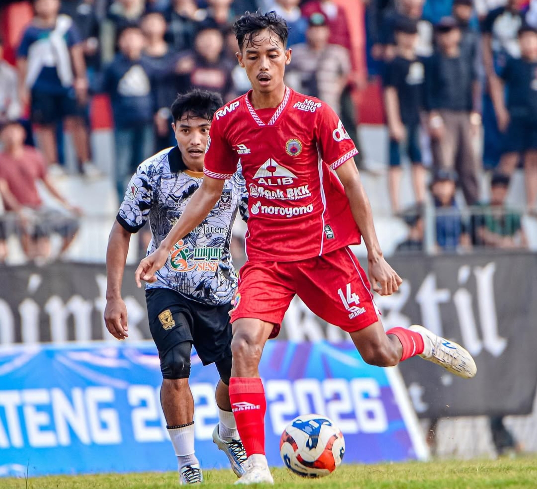 Laga Persipur Purwodadi melawan Persebi Boyolali di Stadion Krida Bakti, Rabu sore (7/1/2026).