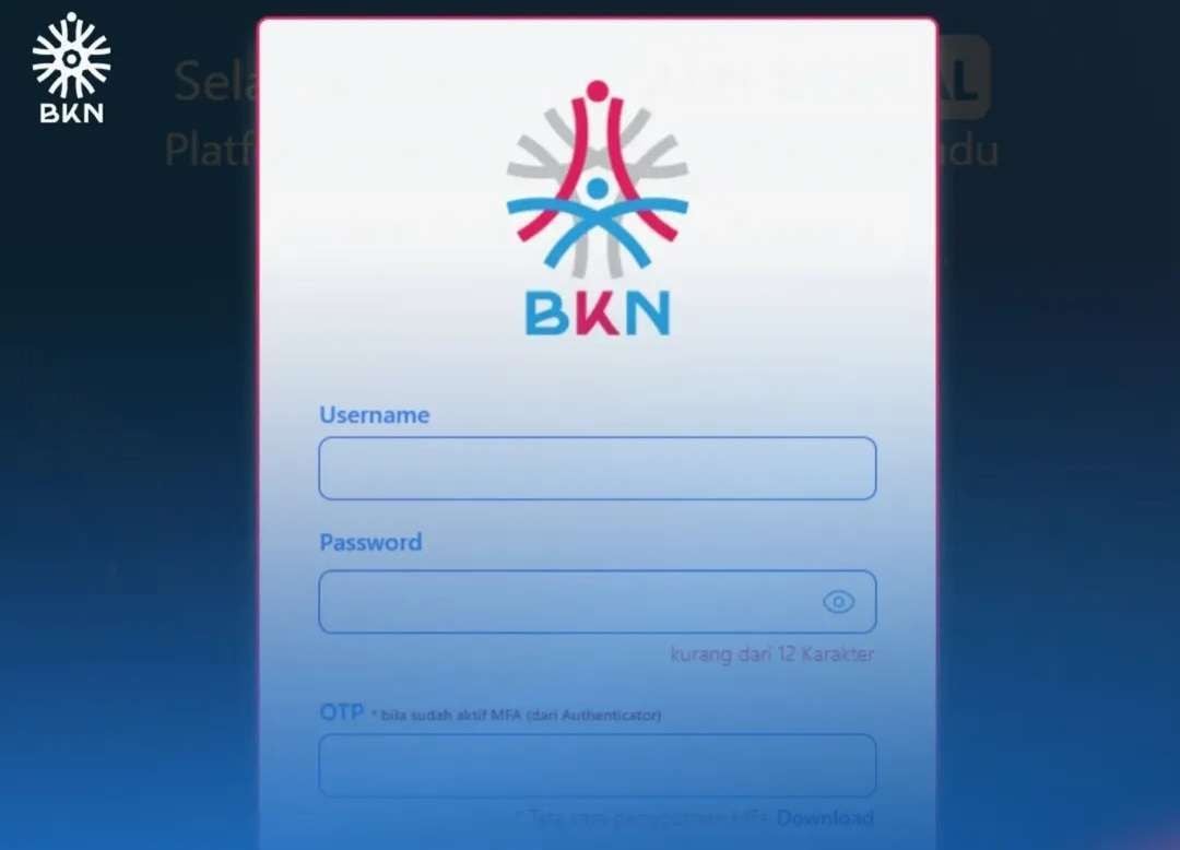 ASN dan PPPK Wajib Tahu! Ini Cara Aktivasi MFA ASN Digital dan Panduan Lengkap Login e-Kinerja BKN Tahun 2026