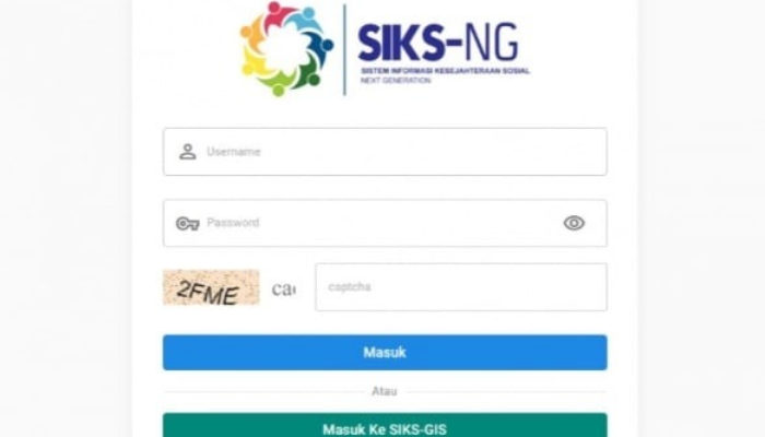 Cek status bansos 2026 di SIKS-NG.