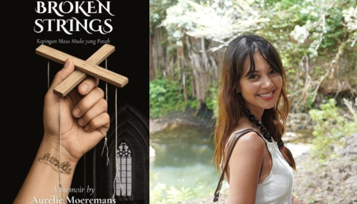 Buku Broken Strings Aurelie Moeremans.