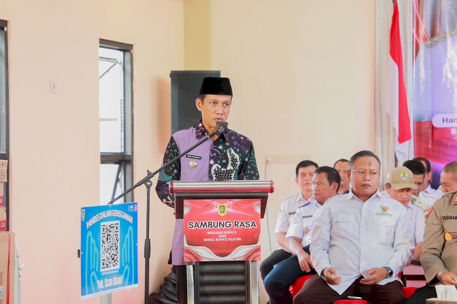 Sekretaris Perkumpulan Aparatur Pemerintah Desa Seluruh Indonesia (Papdesi) Klaten Heru Purnomo.