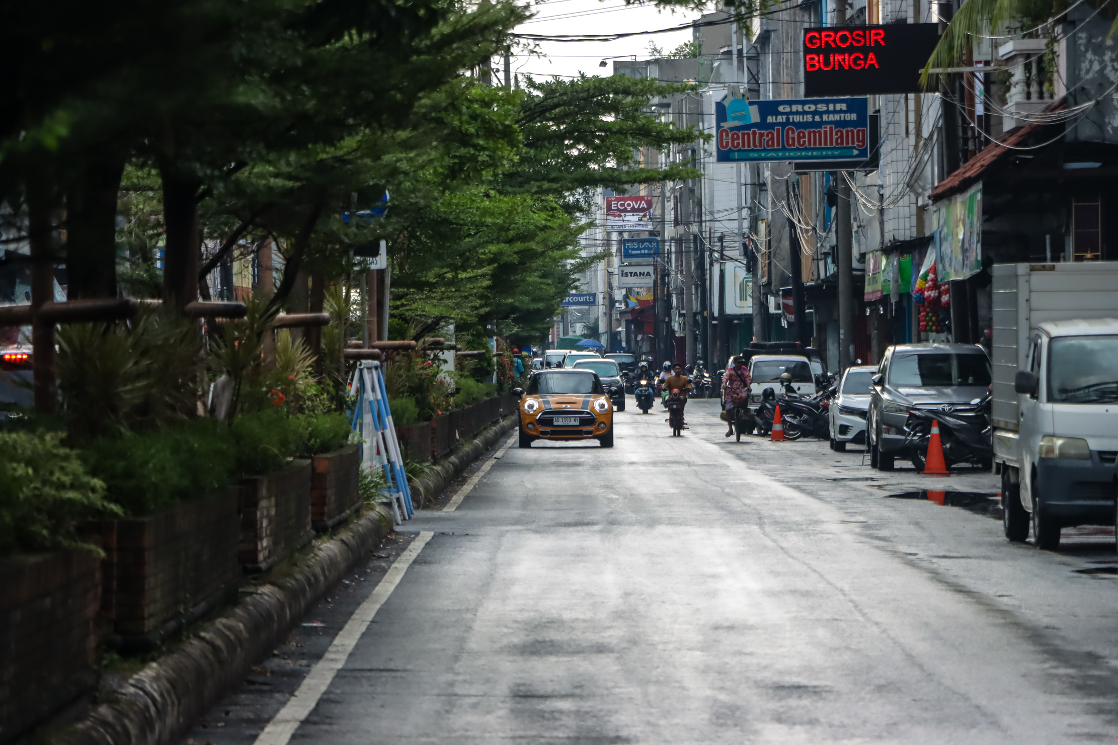 Pemkot Solo masih mengkaji wacana Jalan Yos Sudarso menjadi satu arah. (M Ihsan/Radar Solo)