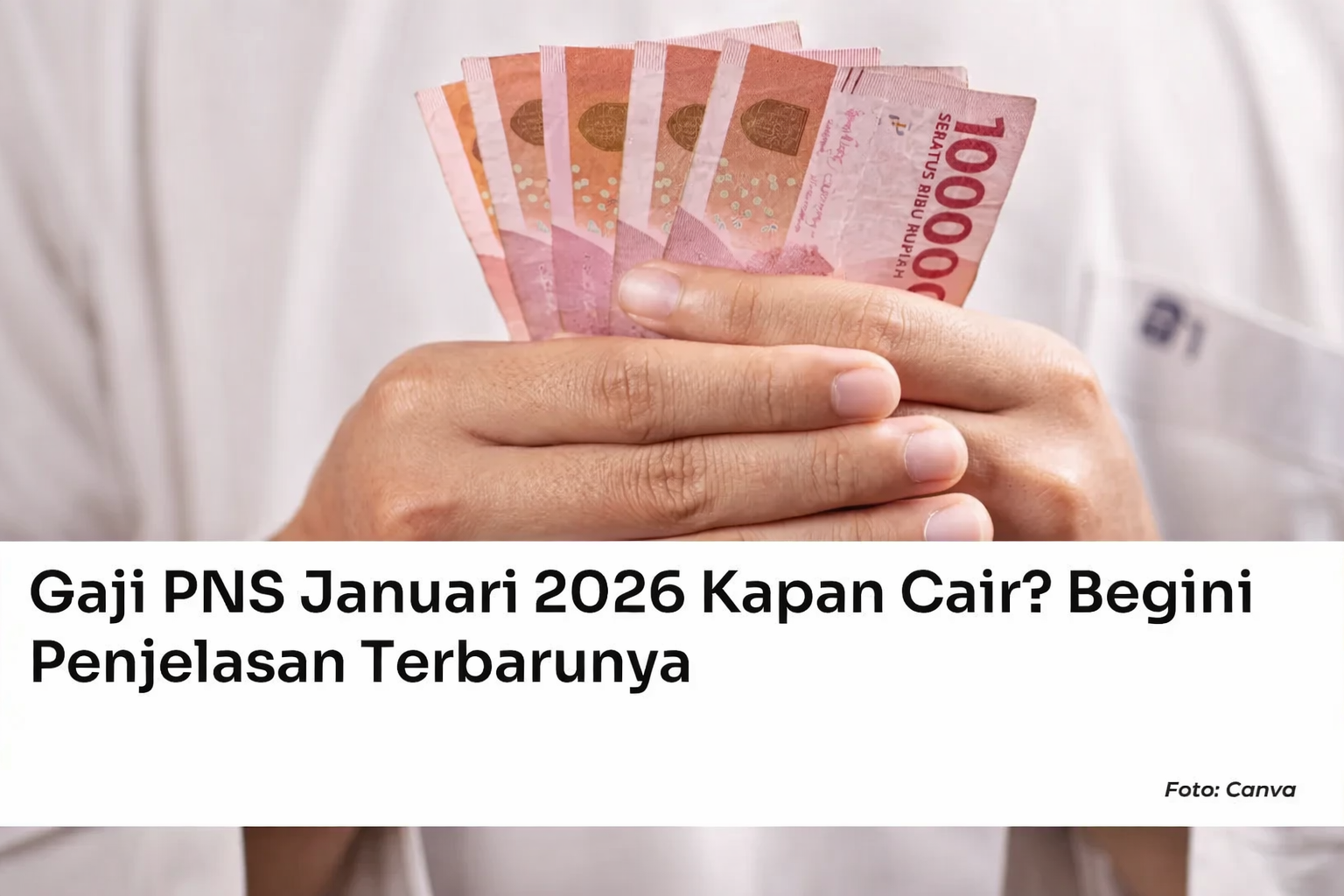 Gaji PNS Januari 2026 belum cair di sejumlah daerah. Pemerintah pastikan bukan pemotongan, hanya kendala teknis awal tahun anggaran.