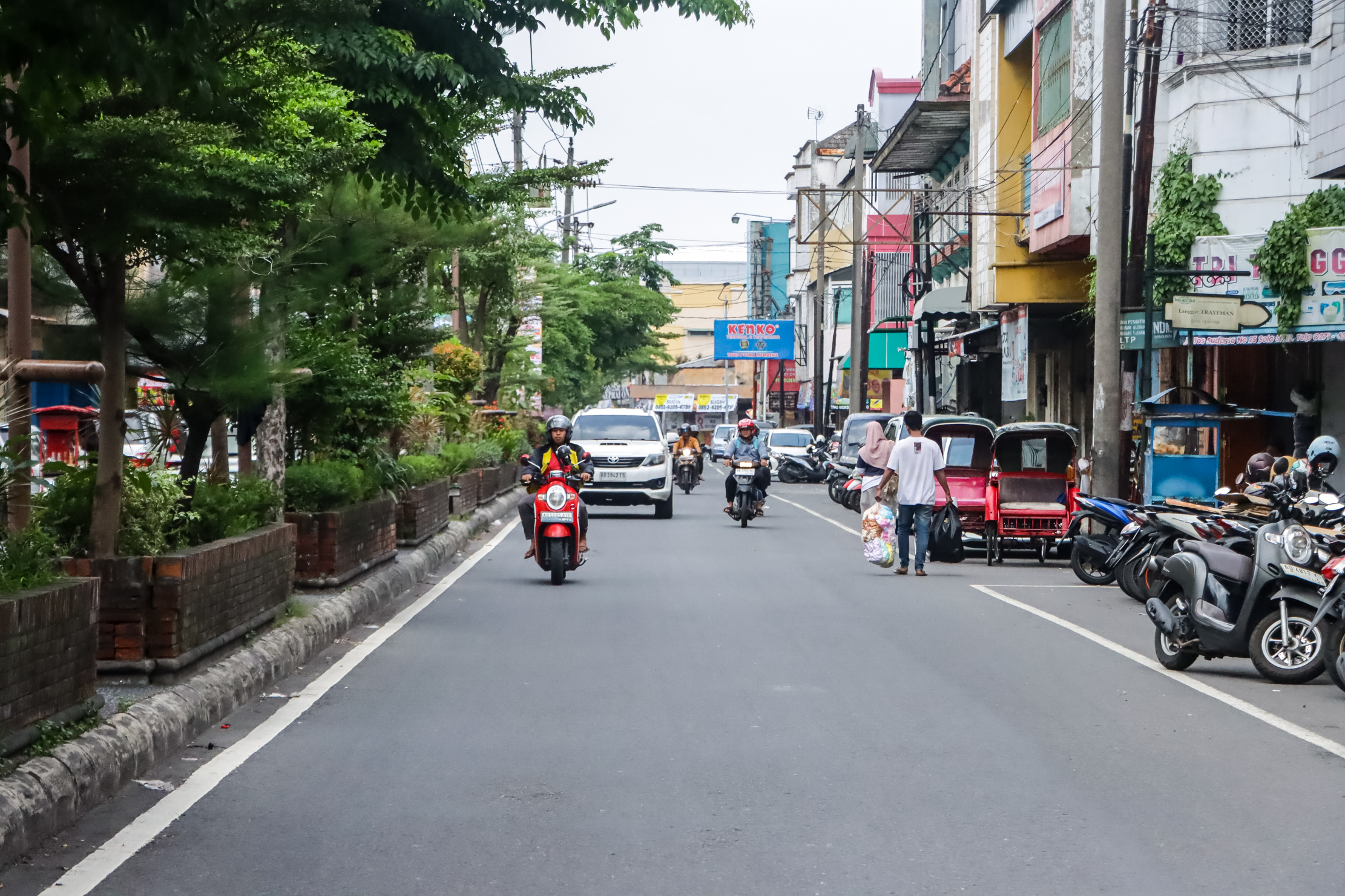 Kawasan Nonongan Jalan Yos Sudarso Solo. (M Ihsan/Radar Solo)