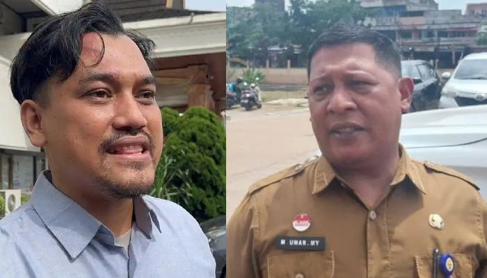 SMK Negeri 3 Tanjung Jabung Timur (Tanjabtim) Agus Saputra (kiri) dan&nbsp;Plt Dinas Pendidikan Provinsi Jambi, Muhammad Umar.