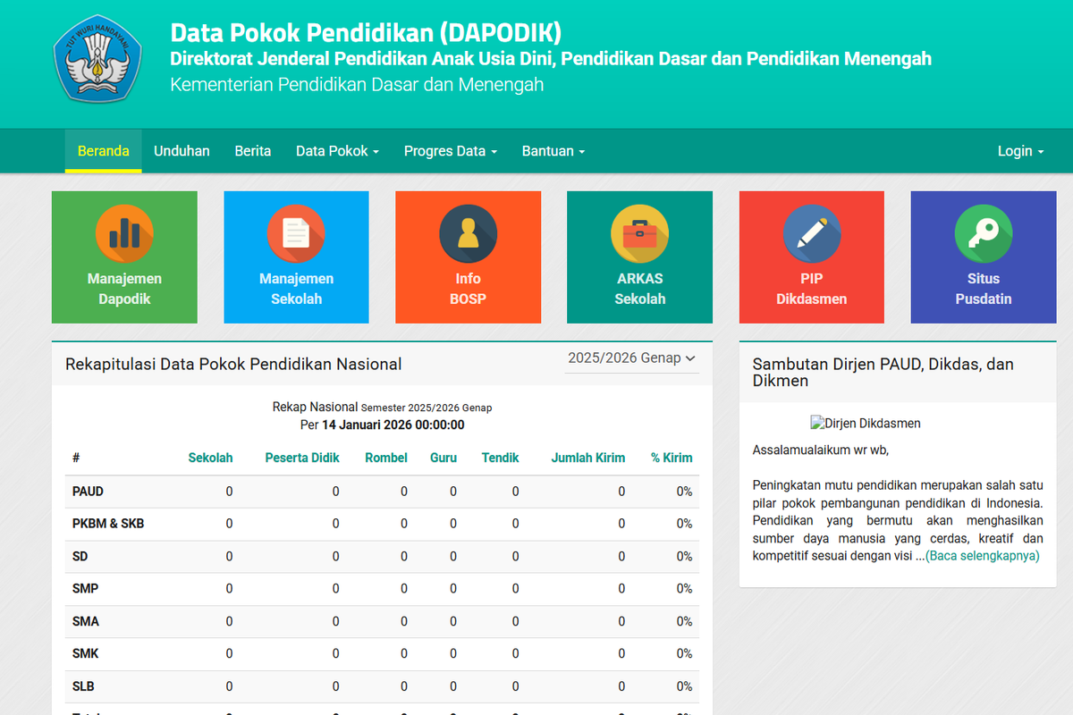 Cara instal Dapodik 2026 lengkap dengan link resmi dan daftar pembaruan agar pendataan pendidikan berjalan lancar.