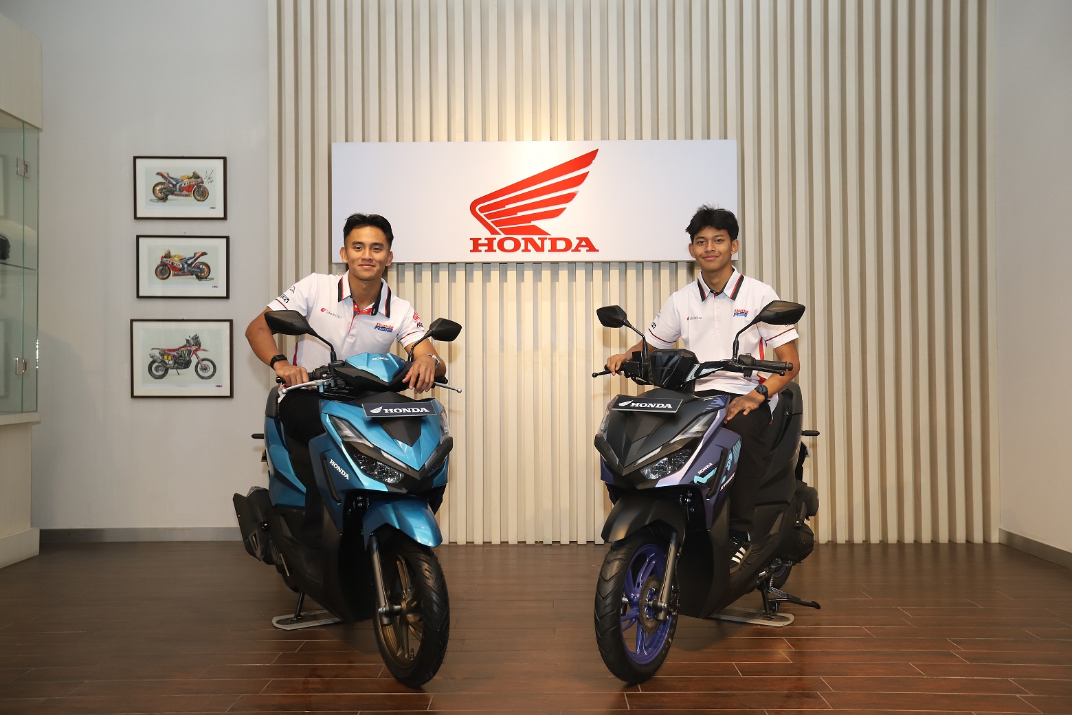 Mario Suryo Aji dan Veda Ega Pratama mendapat dukungan, sebelum keduanya berangkat untuk mengharumkan nama Indonesia di pentas balap Grand Prix 2026.