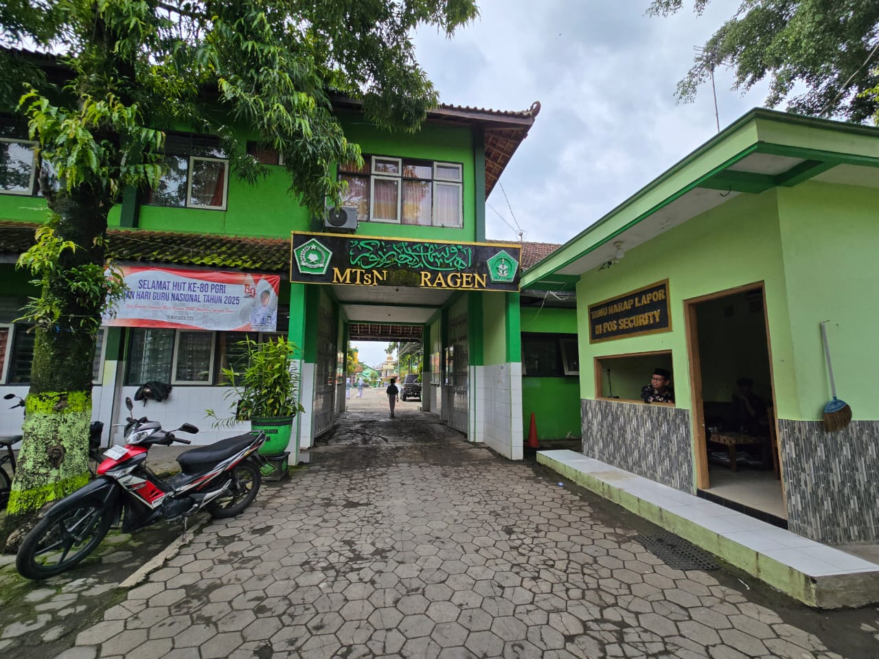 MTsN 2 Sragen di Kecamatan Tanon, Kabupaten Sragen. (Ahmad Khairudin/Radar Solo)