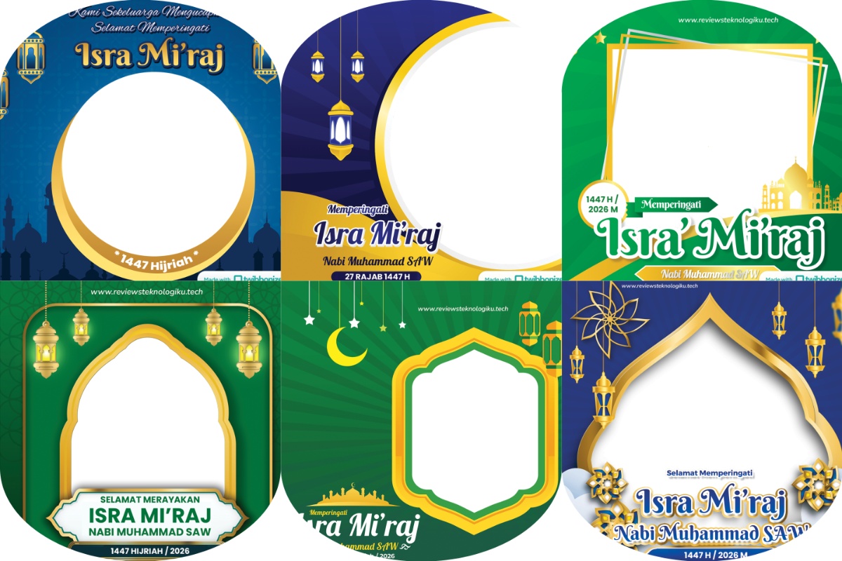 Kumpulan Link Twibbon Isra Miraj 2026 gratis untuk peringatan 16 Januari 1447 Hijriah. Lengkap dengan cara membuat dan memasangnya di sosmed