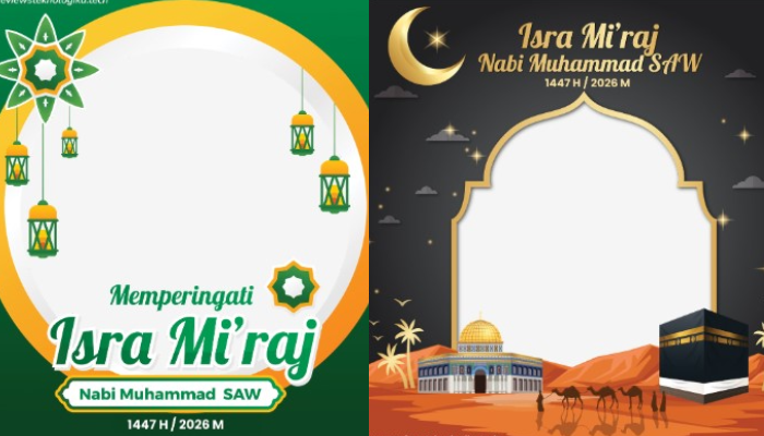 Twibbon Isra Miraj 1447 H/2026