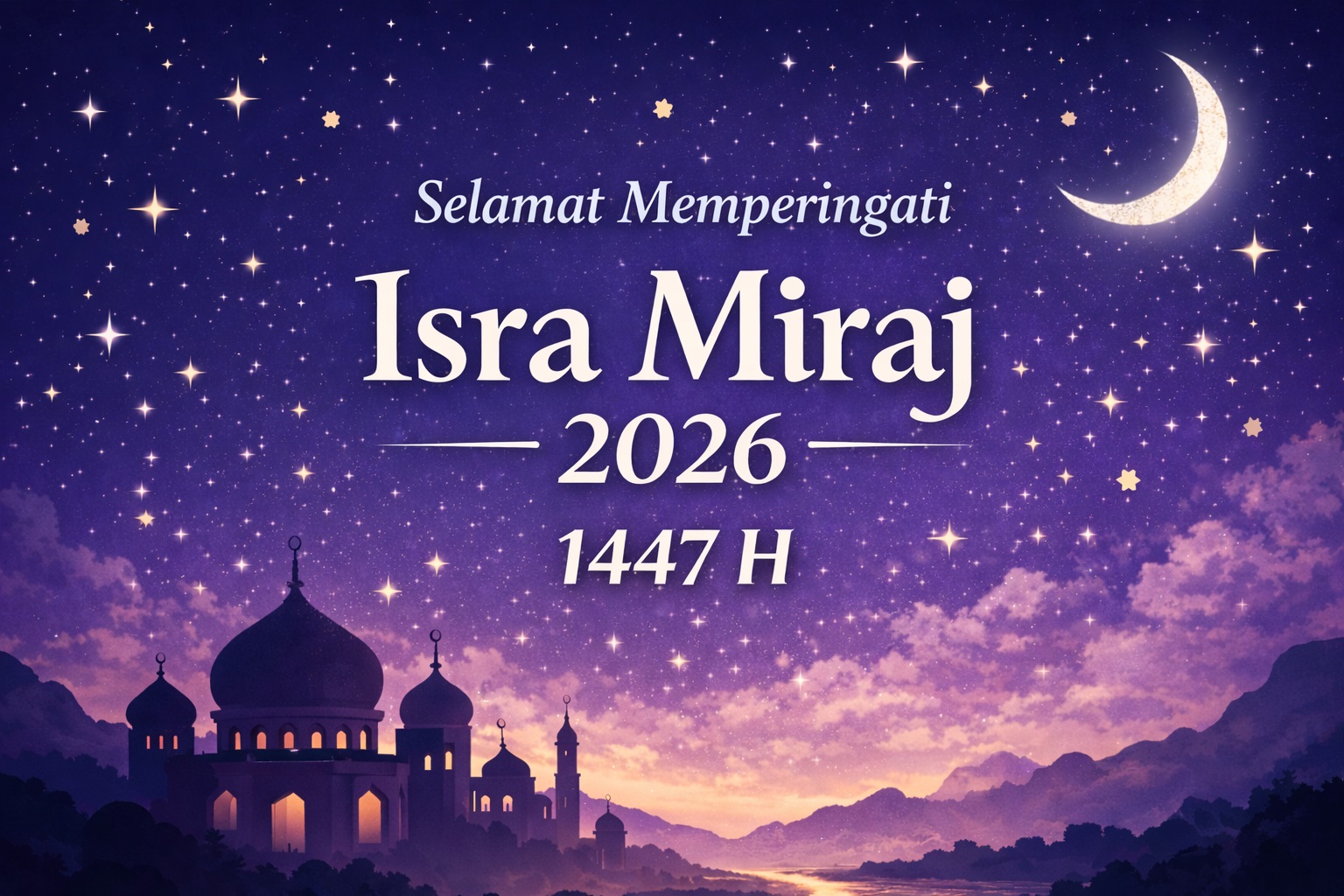 65 Ucapan Peringatan Isra Miraj 2026 Hari Ini, Bisa Dibagikan ke Teman, Rekan Kerja, dan Keluarga