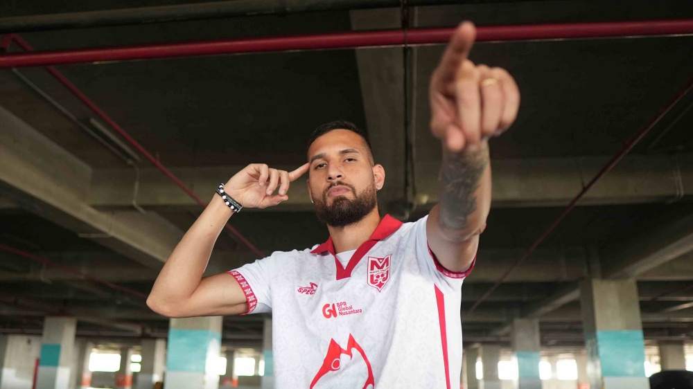 Nilson Junior saat membela Malut United
