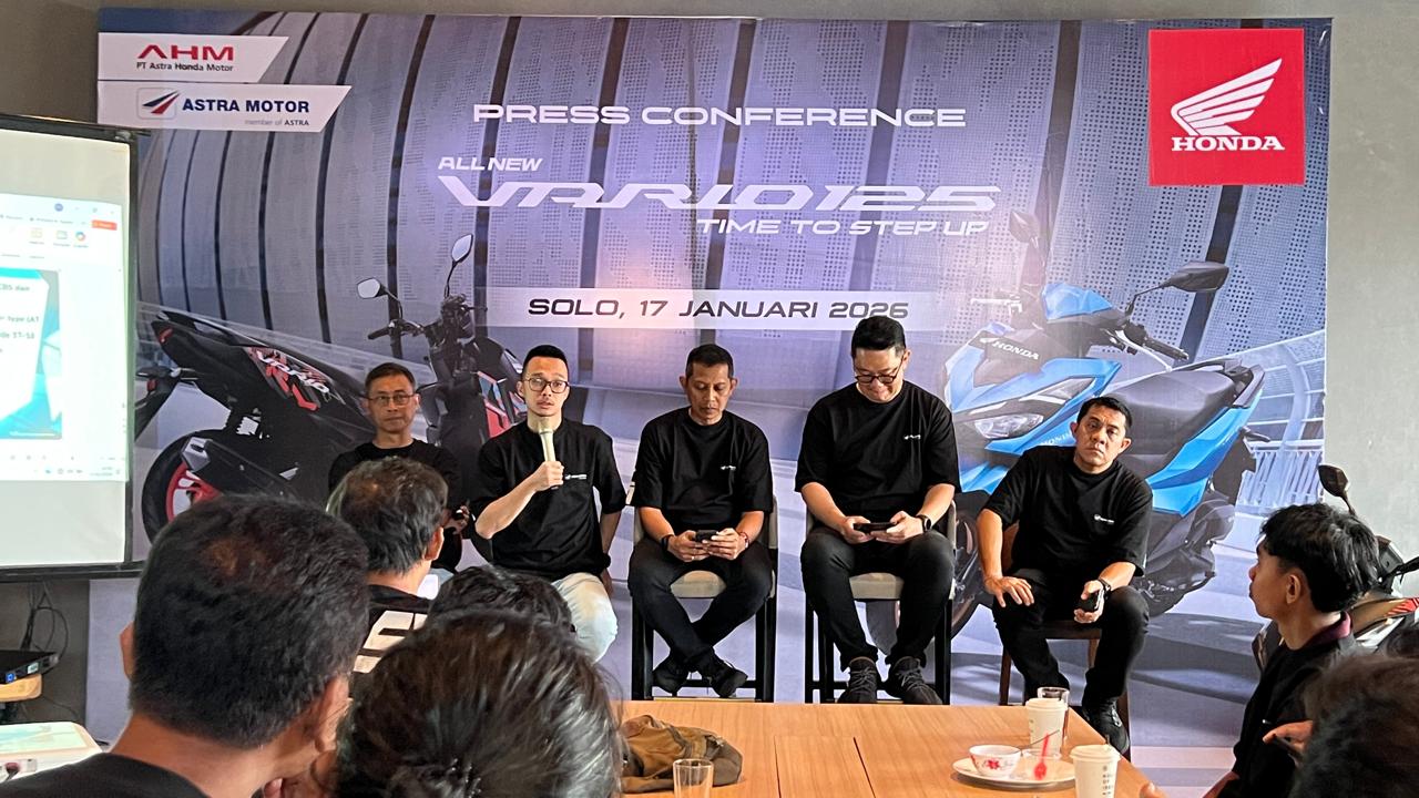 Momen Press Conference All New Honda Vario 125 Cold N Brew Solo Baru diikuti 25 orang Jurnalis dan Blogger Vlogger Jawa Tengah.