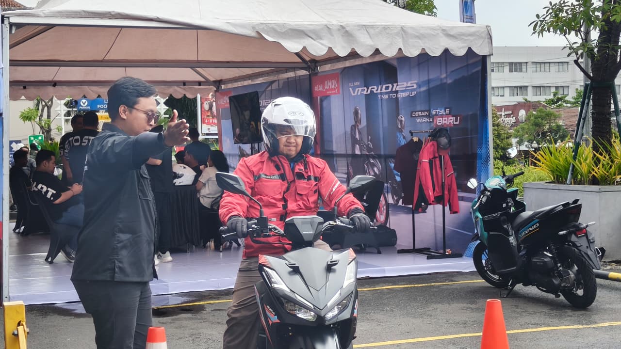 Riding Test All New Honda Vario125 yang berlangsung di Area Parkir Pakuwon Mall Solo Baru. Riding test ini digelar 17 - 18 Januari 2026.