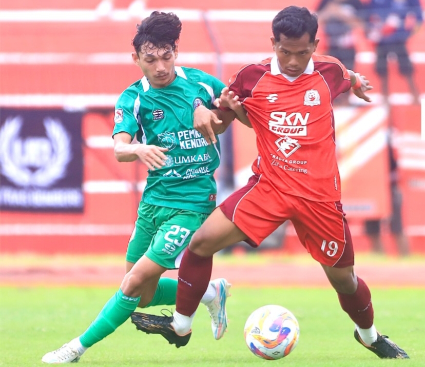Laga Persak Kebumen vs Persik Kendal di di Stadion Utama Kebondalem (18/1/2026)
