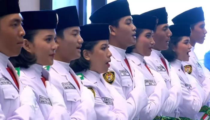 Paskibraka nasional.