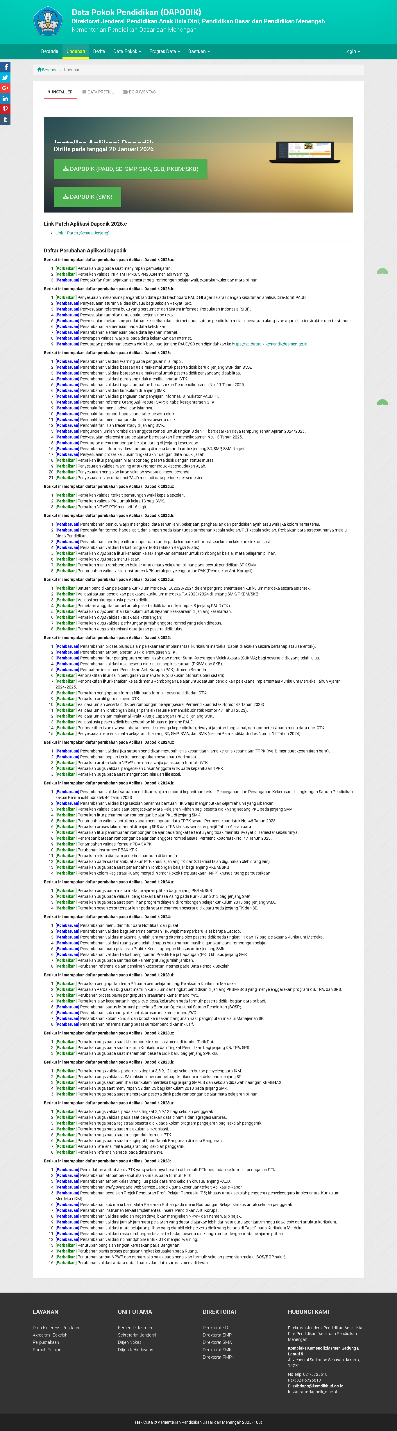 Aplikasi Dapodik Versi 2026.c Resmi Dirilis, Ini Update Cara Terbaru untuk Operator Sekolah