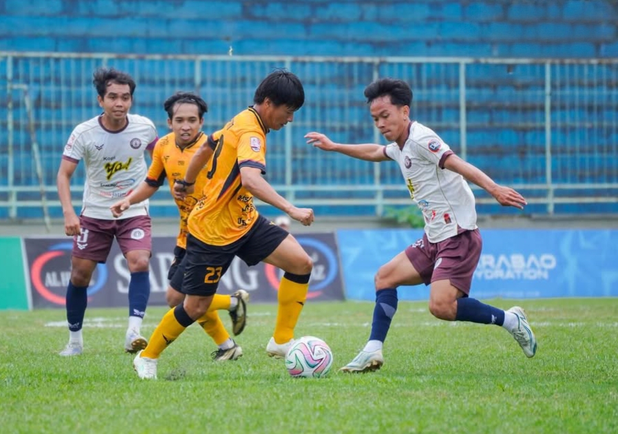 Persekam Kabupaten Malang tampil perkasa saat menghadapi Persedikab Kediri di Liga 4 Jatim