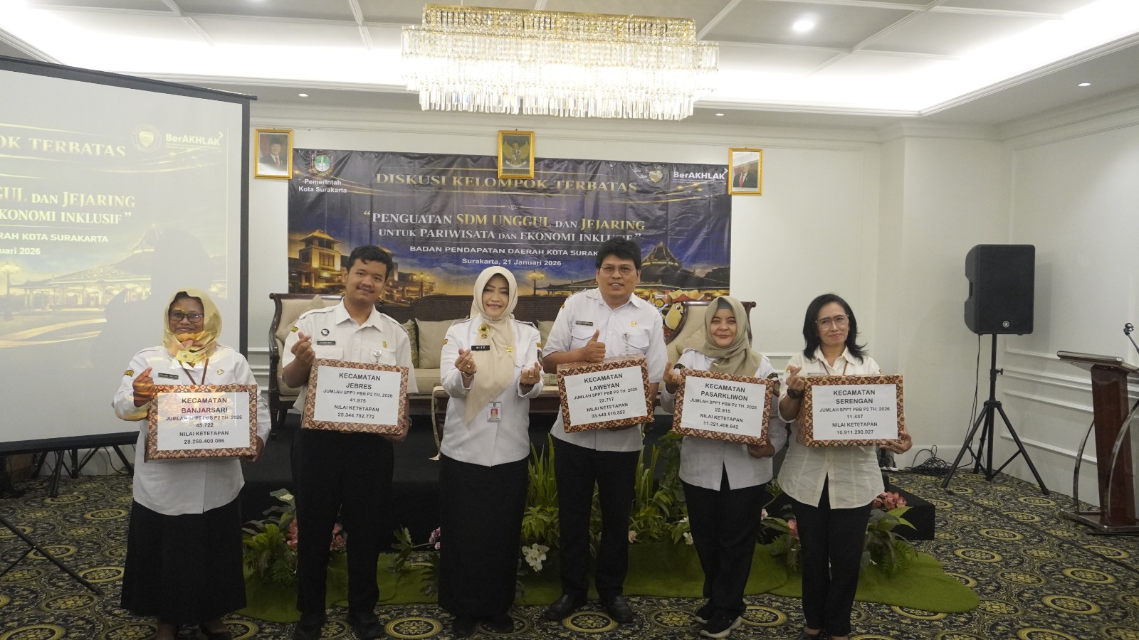 &nbsp;SIMBOLIS: Peluncuran Surat Pemberitahuan Pajak Terutang (SPPT) Pajak Bumi dan Bangunan (PBB) Tahun 2026