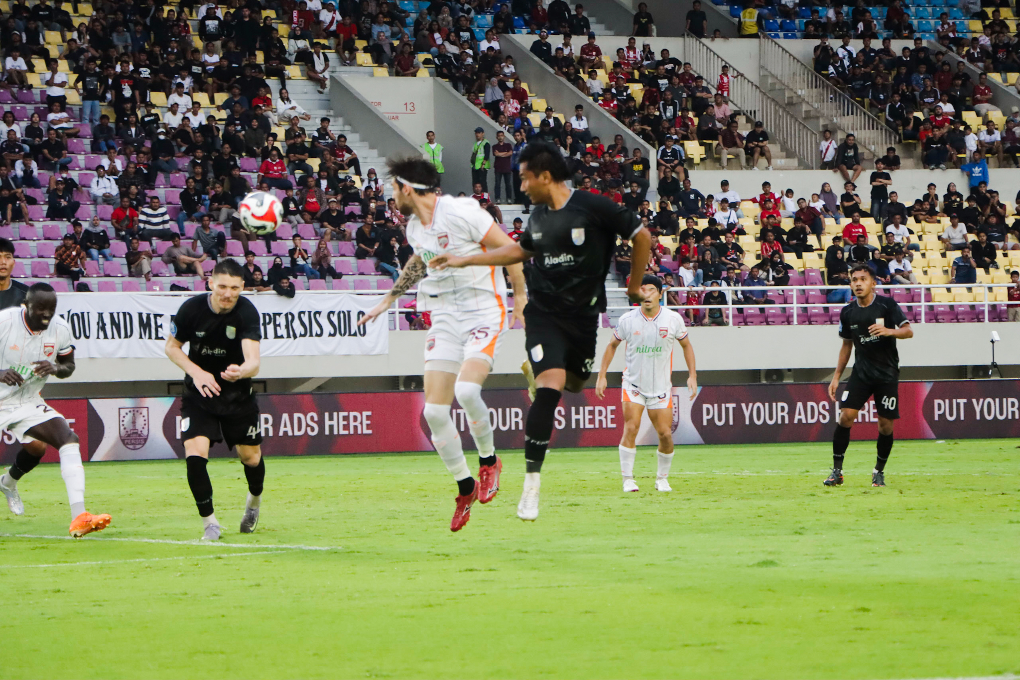 Laga Persis Solo vs Borneo FC di Stadion Manahan (23/1/2026).