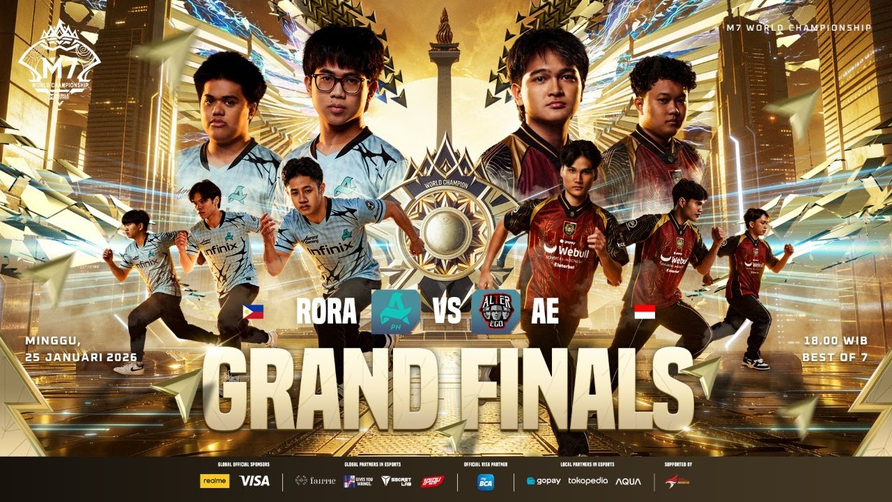 Jadwal Grand Final M7 MLBB Jam Berapa? Alter Ego&nbsp;Tantang Aurora PH Malam Ini, Berikut Link Live Streaming