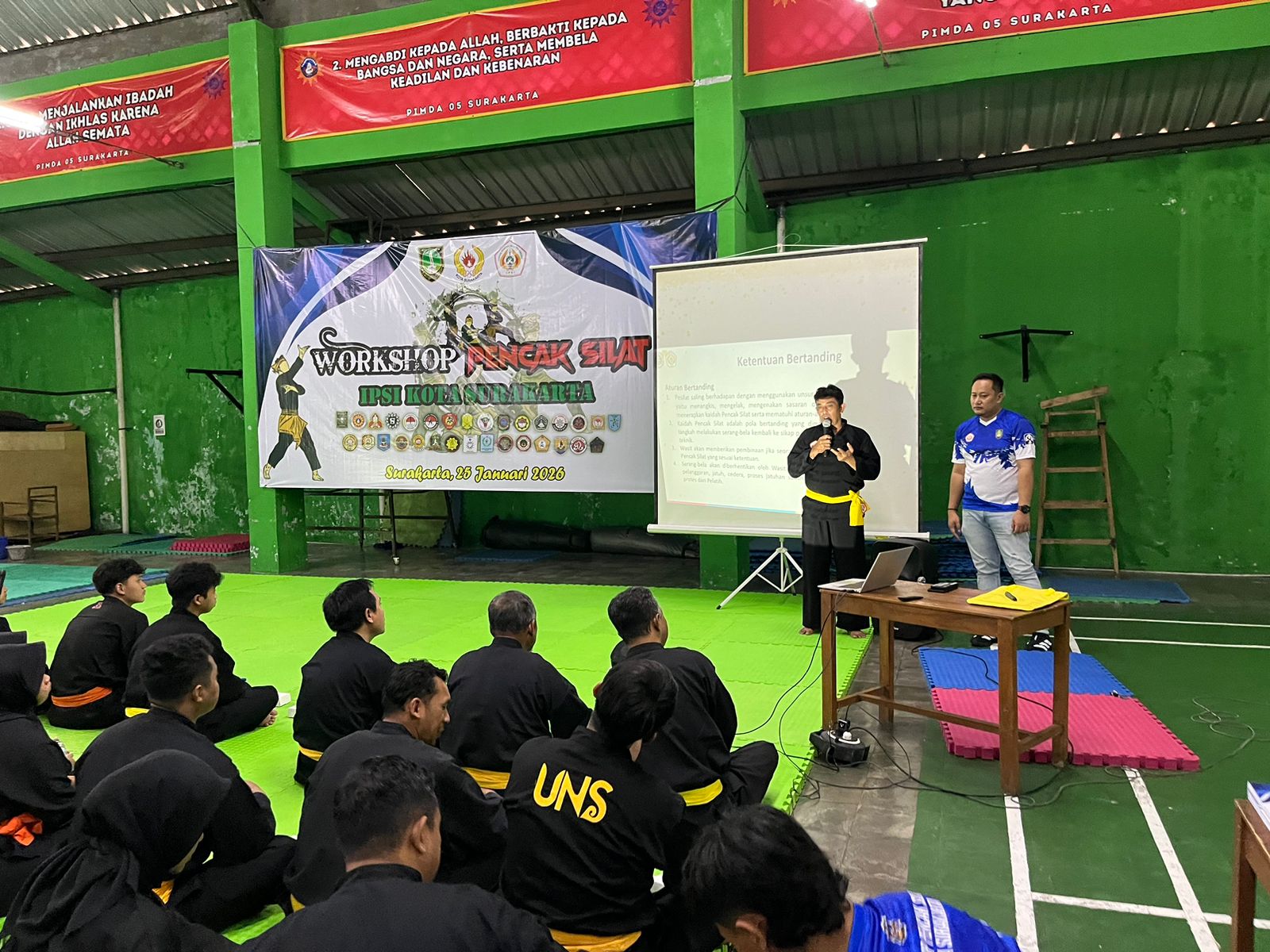 PEMAPARAN: IPSI Solo gelar workshop Peraturan Pencak Silat Nasional 2026, Minggu (25/1).