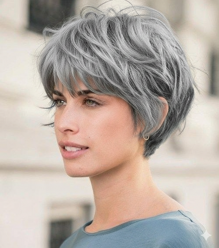 Model rambut Pixie Cut.