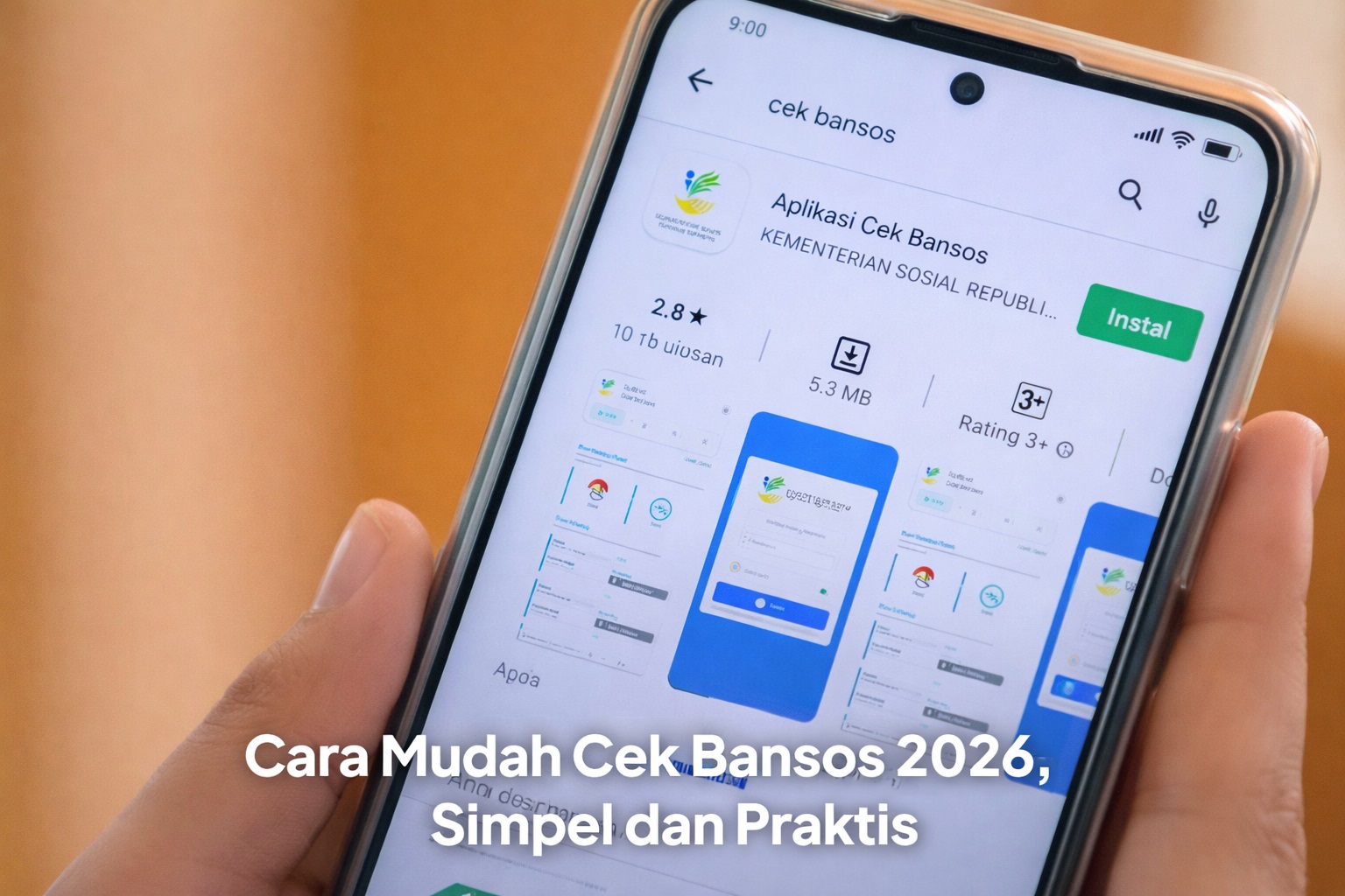Masuk Desil Berapa? Ini Cara Cek Nama Penerima Bansos 2026 Secara Online via HP Pakai NIK KTP di DTSEN