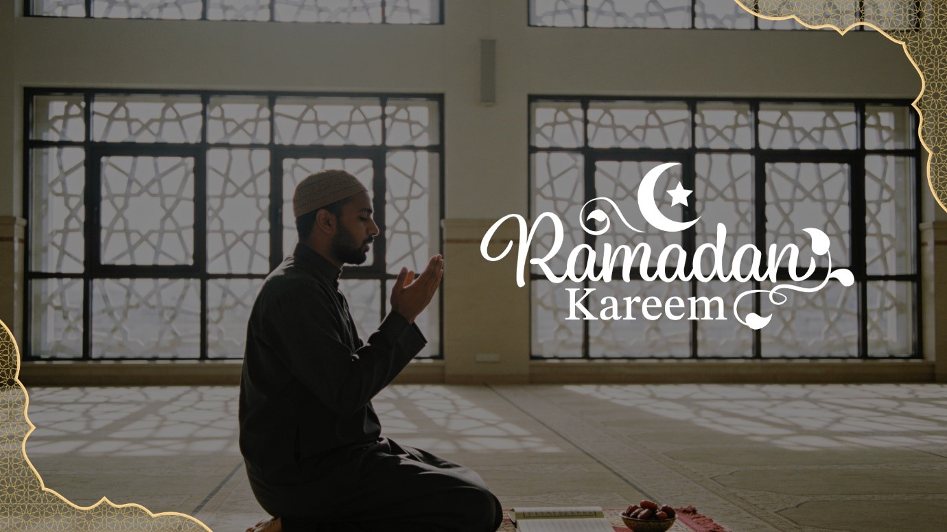 Ilustrasi berdoa di bulan Ramadhan.