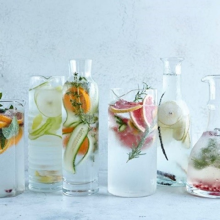 Ilustrasi infused water.