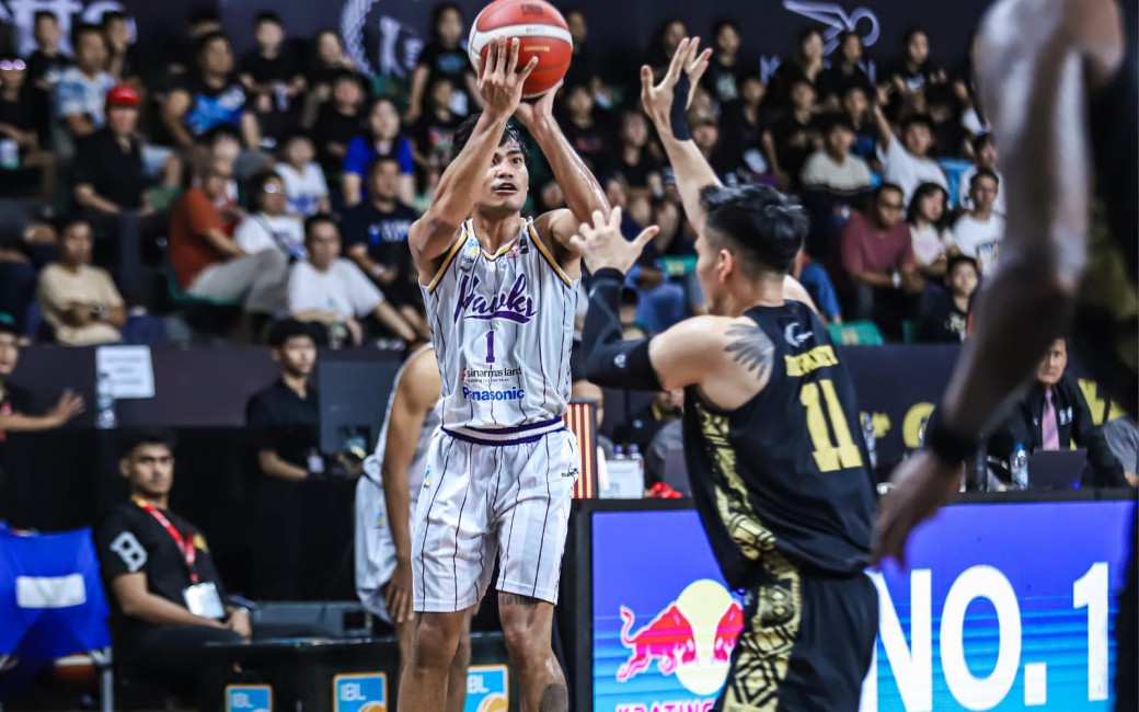 Tangerang Hawks  melawan Kesatria Bengawan Solo di Sritex Arena (1/2/2026).