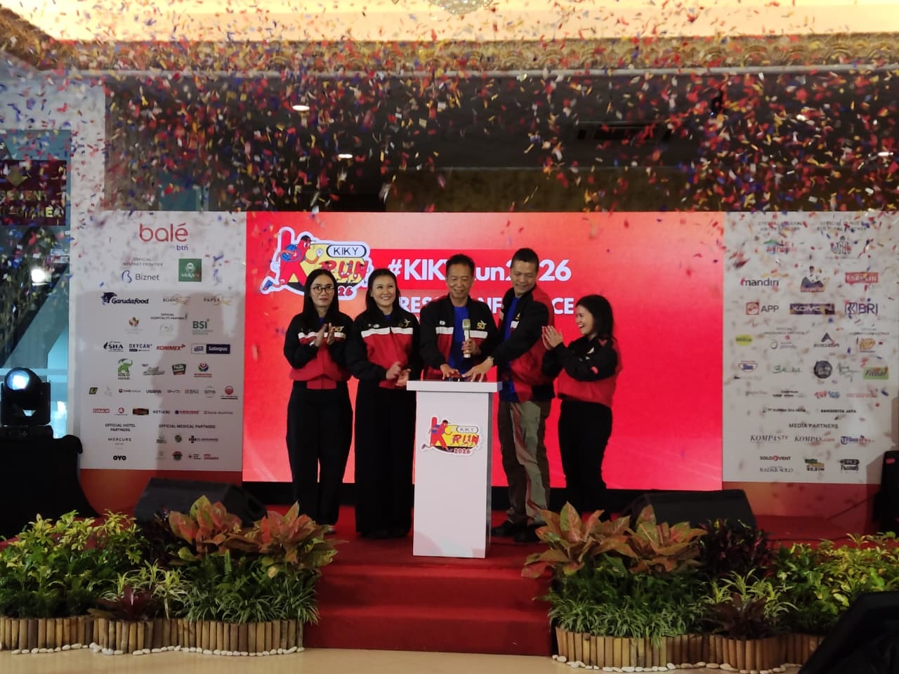 SEREMONIAL: PT Solo Murni launching event KIKY Run 2026 yang akan digelar 8 Februari mendatang.