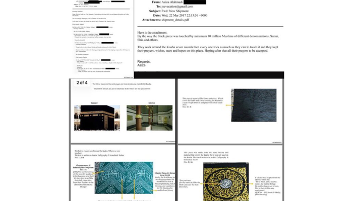Epstein Files ungkap korespondensi Jeffrey Epstein untuk dapatkan kain kiswah Ka