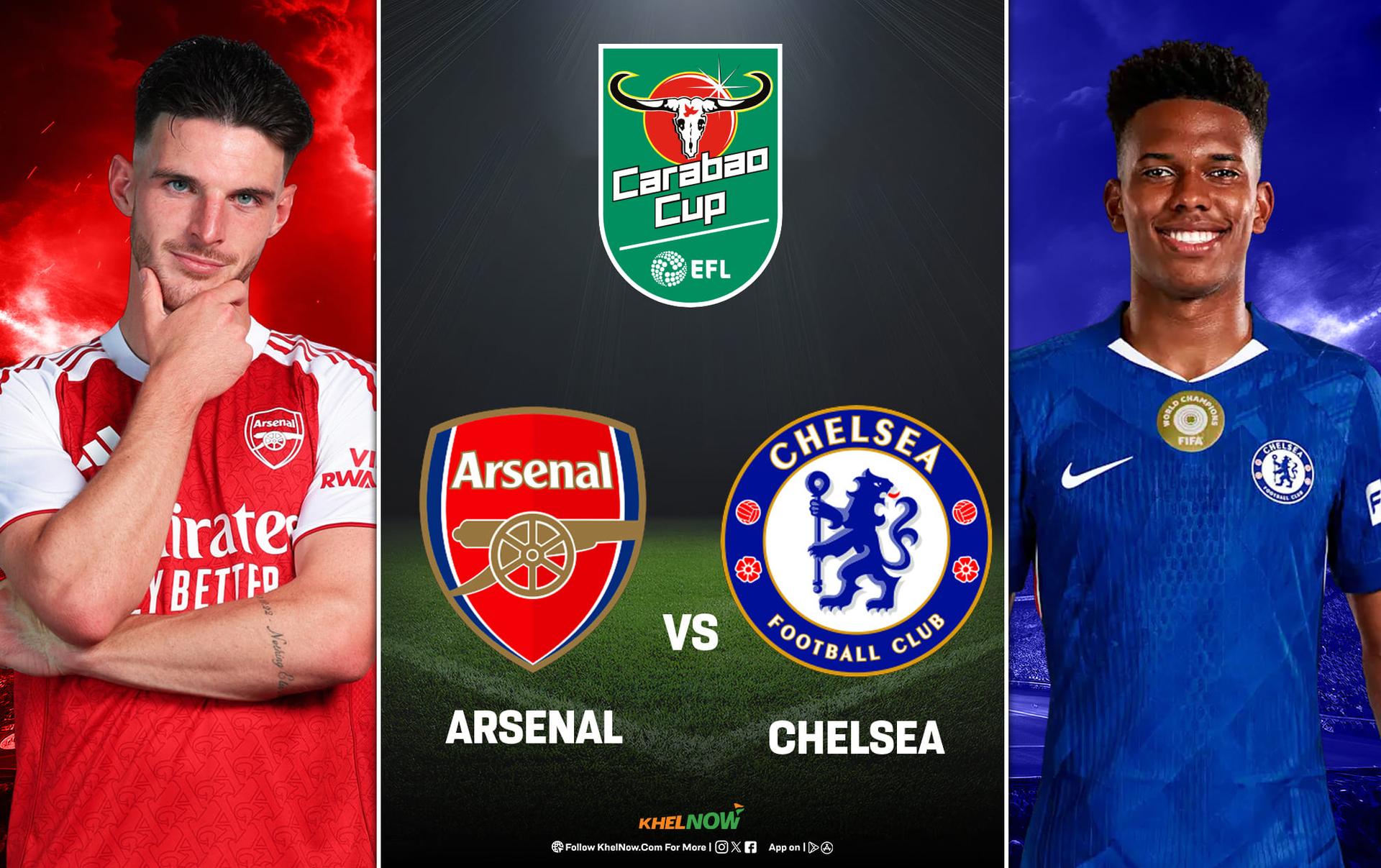Arsenal vs Chelsea di Semifinal Carabao Cup leg kedua. Simak Link Live Streaming, Prediksi Skor, Line Up, dan jadwal kickoff di sini.