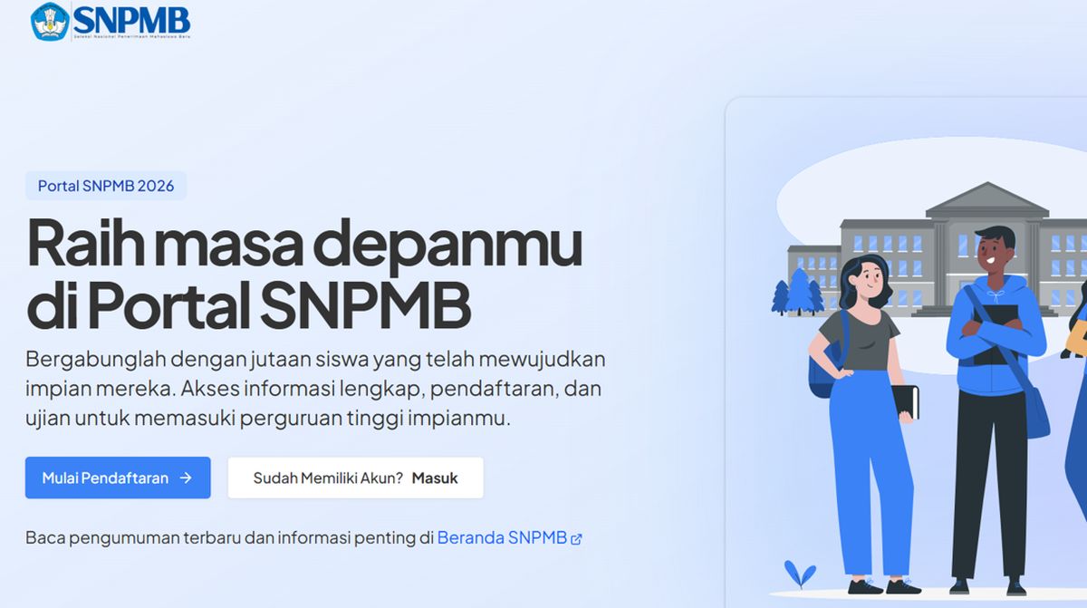 Pendaftaran SNBP 2026 hari ini dibuka jam berapa? Simak jadwal, syarat, dan cara daftar resmi melalui portal.snpmb.id.