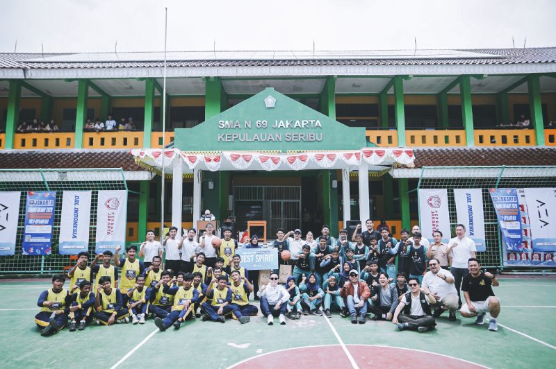 Perbasi) serta Dinas Pemuda dan Olahraga (Dispora) DKI Jakarta, Basketball Clinic Kepulauan Seribu dilaksanakan di SMAN 69 Jakarta, Rabu, 4 Februari 2026.