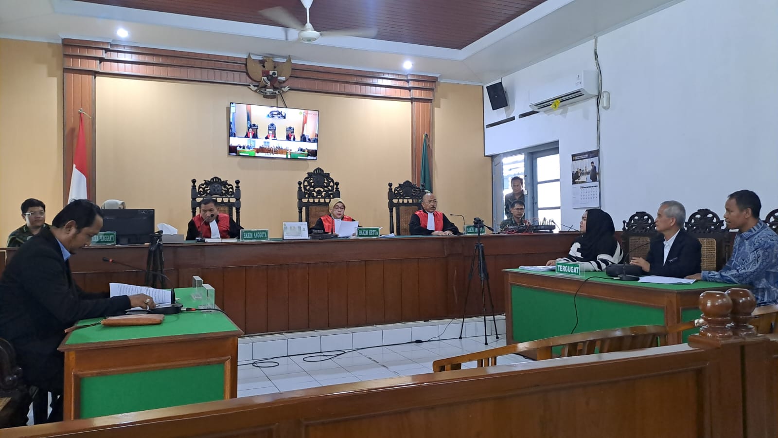 Sidang gugatan gelar PB XIV Purbaya di PN Solo, Kamis (5/2/2026). (Antonius Christian/Radarf Solo)
