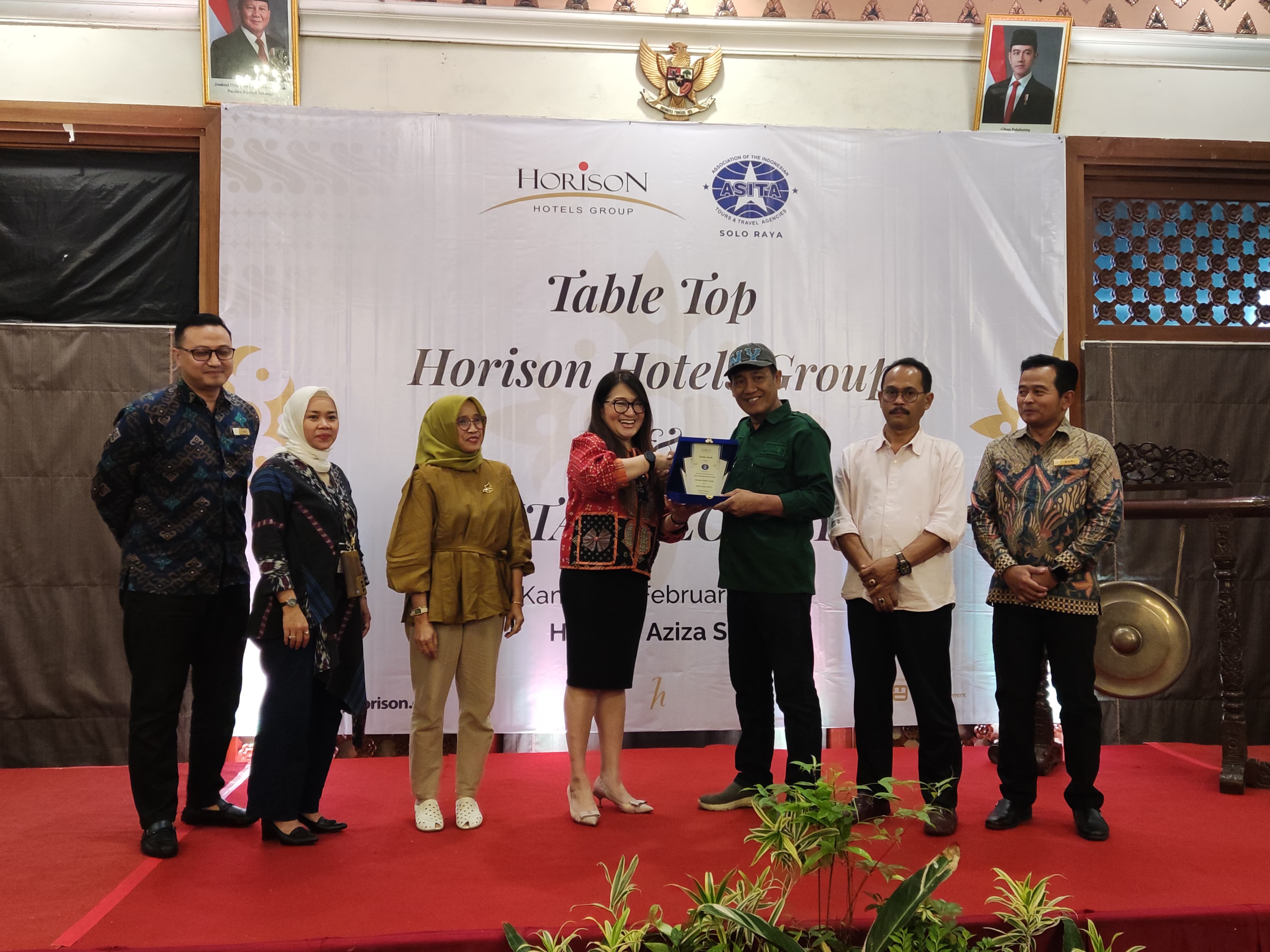 Horison Hotels Group melalui kegiatan Gathering & Table Top bersama ASITA (Association of the Indonesian Tours and Travel Agencies) Solo Raya. Agenda tersebut digelar di Arafah Grand Ballroom Lantai 2