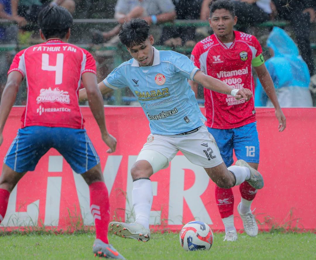 Laga Persiharjo Sukoharjo melawan Persibangga Purbalingga di Stadion Gelora Merdeka, Minggu  (8/2/2026)