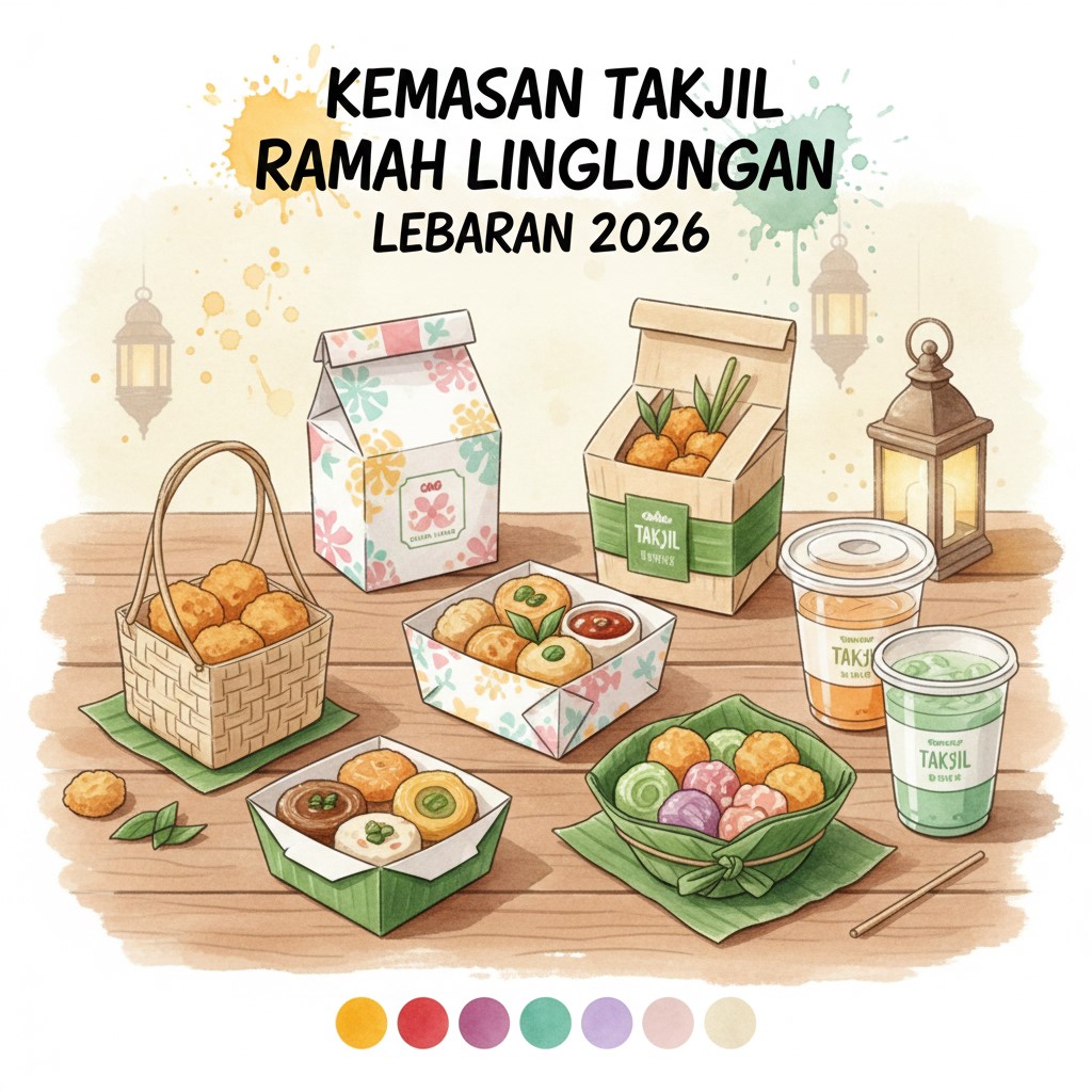 Ilustrasi kemasan takil.