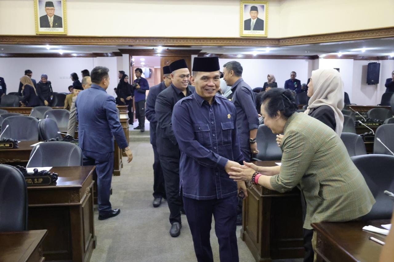 BERSINERGI: Ketua DPRD Jateng Sumanto menghadiri Musrenbang dan Konsultasi Publik RKPD Jawa Tengah Tahun 2027 di gedung Gradhika Bhakti Praja, Kota Semarang, Jumat (6/2/2026).