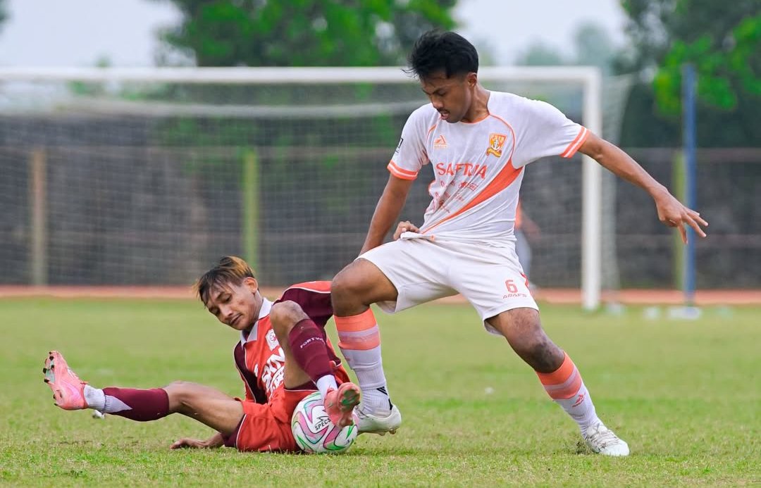 laga PSIR Rembang melawan Persak Kebumen di semifinal Liga 4 Jateng (9/2/2026).