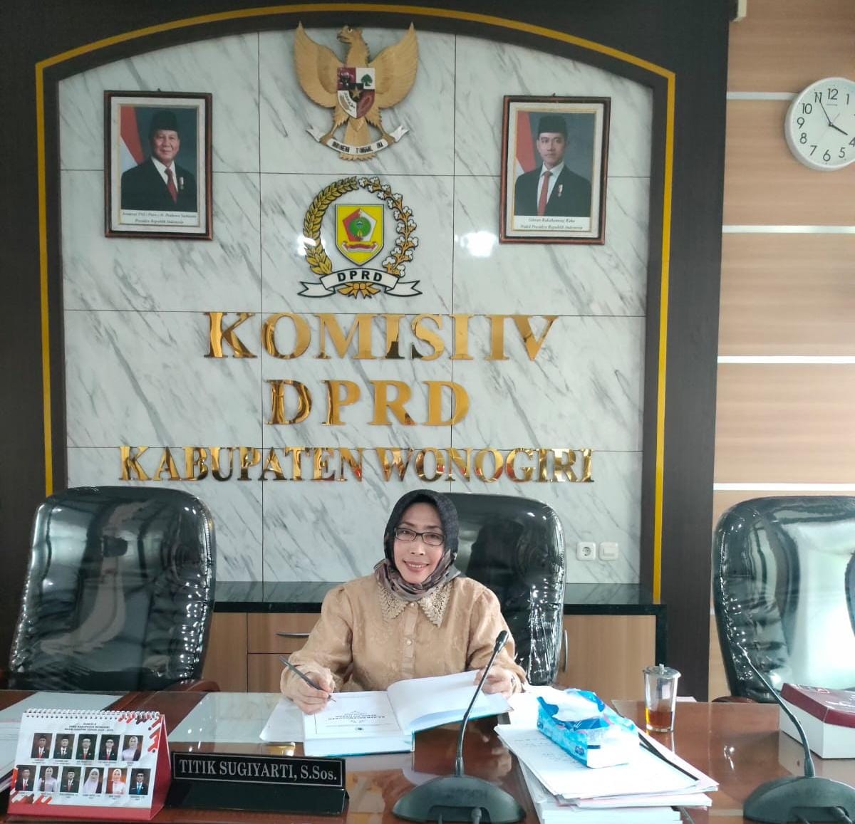 Ketua Komisi IV DPRD Wonogiri Titik Sugiyarti