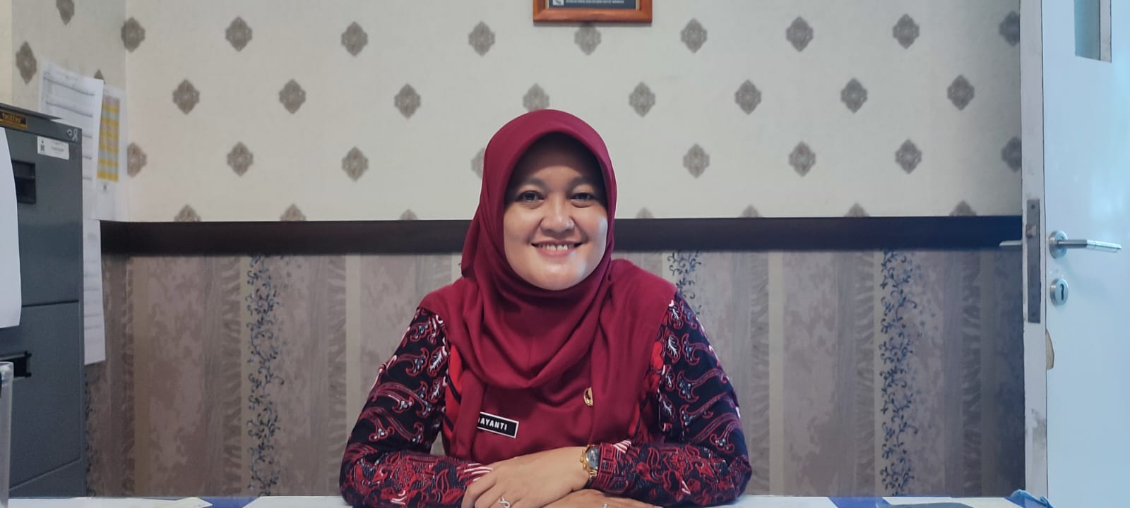 Kepala Dinas Kesehatan (Dinkes) Kabupaten Sragen Udayanti Probororini. (Ahmad Khairudin/Radar Solo)